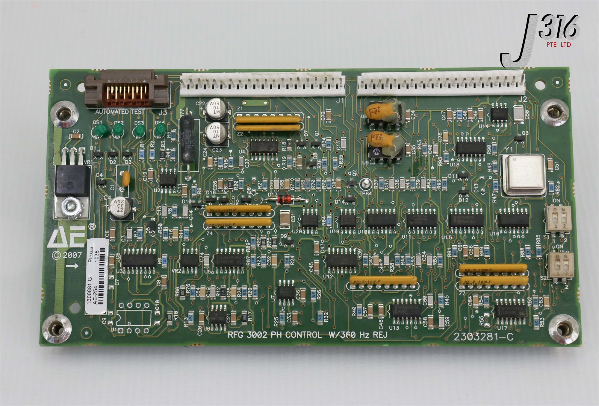 オーダーNo.061 21872 ADVANCED ENERGY PCB, RFG 3002 PH CONTROL W/360 HZ REJ, AE